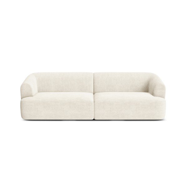 Smėlio spalvos sofa iš kordinio velveto 255 cm Campi – Cosmopolitan Design-image-3