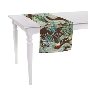 Rudas stalo takelis Mike & Co. NEW YORK Džiunglių paukščiai, 140 x 40 cm