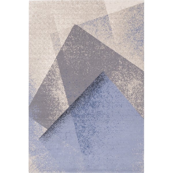 Kilimas iš vilnos šviesiai mėlynos spalvos 200x300 cm Folds – Agnella