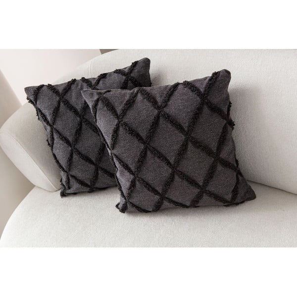 Dekoratyviniai pagalvių užvalkalai 2 vnt. 43x43 cm Tuffet – Mioli Decor-image-3