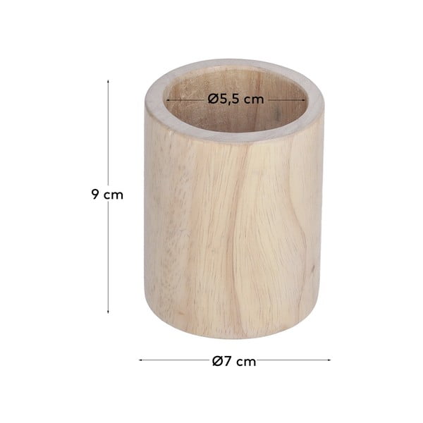 Medinis pieštukų laikiklis Kave Home Dilcia-image-3