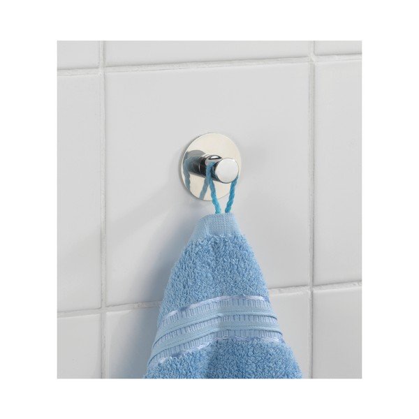 Sidabrinės spalvos sieninis kabliukas Wenko Savona-image-1