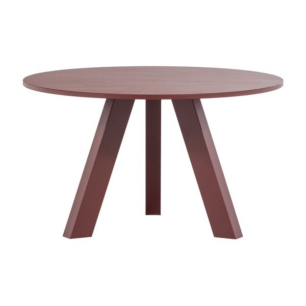 Iš ąžuolo masyvo apvalios formos valgomojo stalas ø 129 cm Rhonda – WOOOD