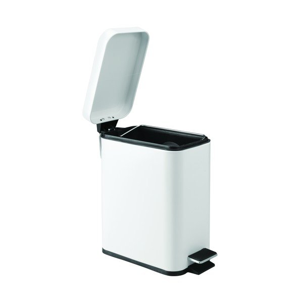 Balta metalinė šiukšliadėžė iDesign, 5 l-image-2