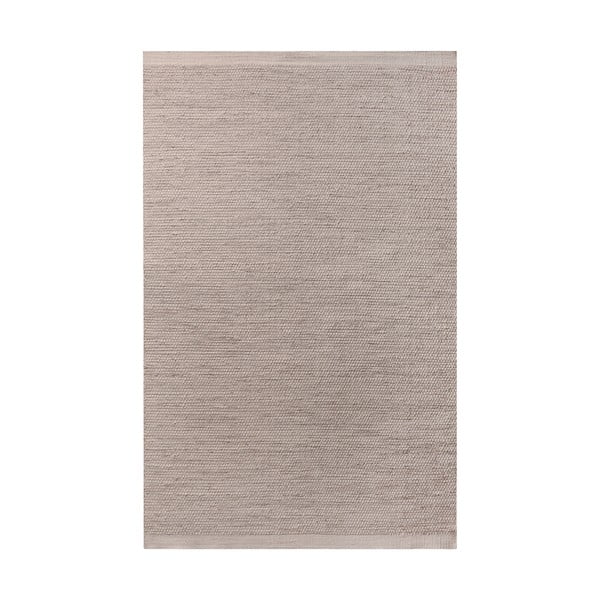 Iš vilnos kilimas smėlio spalvos 200x300 cm Una – House Nordic