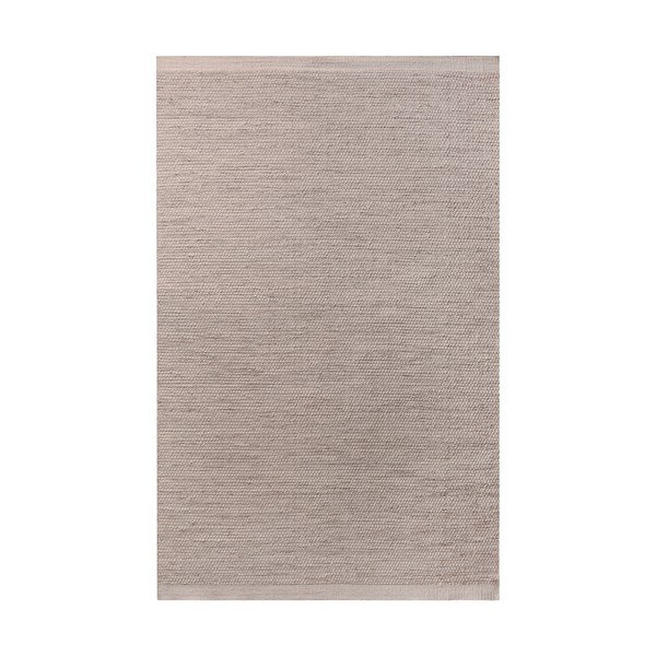 Iš vilnos kilimas smėlio spalvos 200x300 cm Una – House Nordic