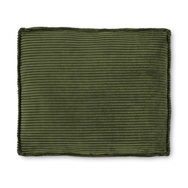 Žalios spalvos iš kordinio velveto sofos pagalvėlė Blok – Kave Home