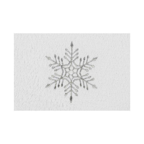 Rankšluostis Christmas Snowflake White, 30 x 50 cm-image-1
