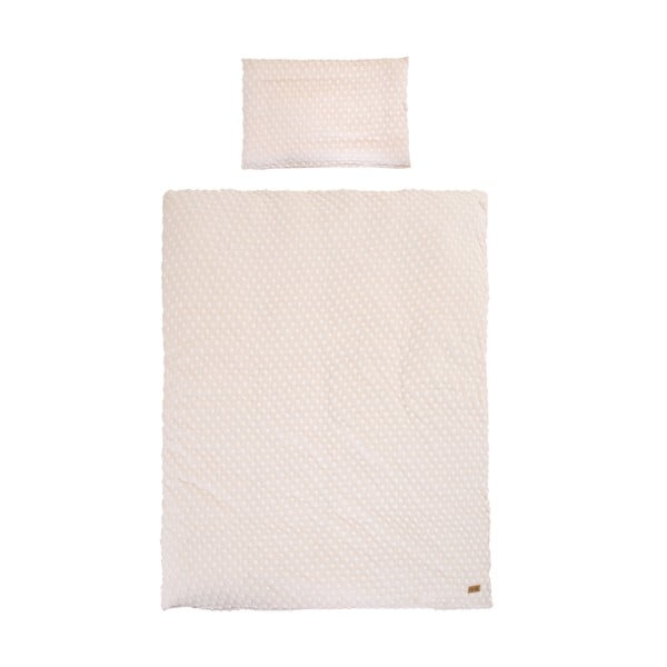 Smėlio spalvos iš medvilnės mišinio vaikiška patalynė vaikiškai lovai 100x135 cm Frosty Almond – Roba