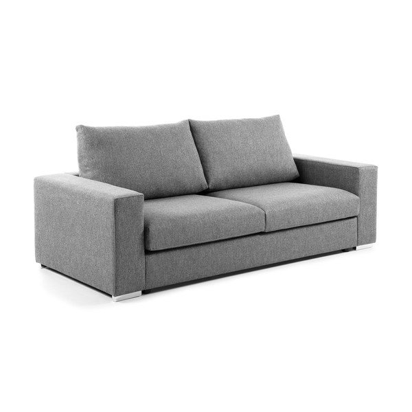 Šviesiai pilka sofa-lova "La Forma Big-image-1