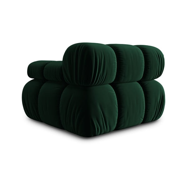 Modulinė sofa žalios spalvos iš velveto (su dešiniuoju kampu) Bellis – Micadoni Home-image-4