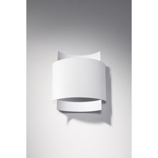 Baltas sieninis šviestuvas Sollux Forgmi-image-3