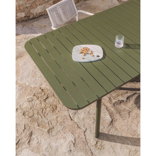 Iš metalo sodo valgomojo stalas 100x220 cm Izola – Kave Home-image-4