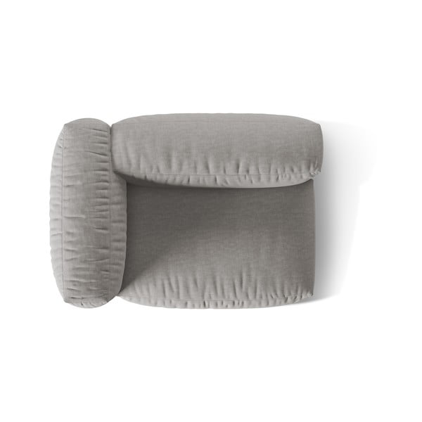 Modulinė sofos dalis šviesiai pilkos spalvos (su kairiuoju kampu) Martina – Micadoni Home-image-4