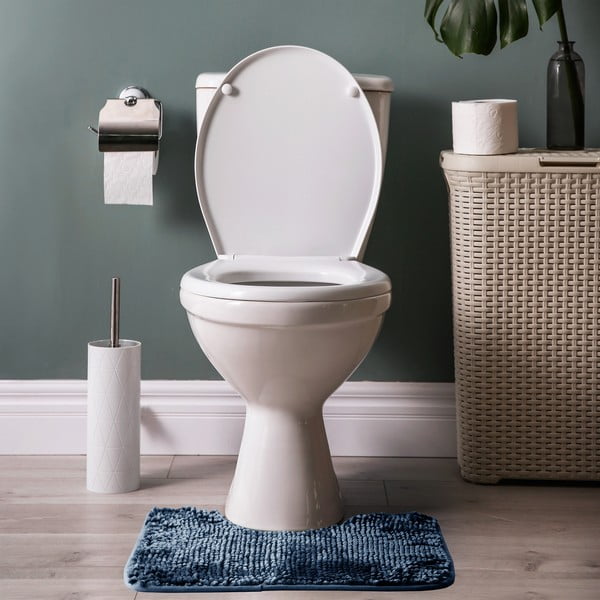 2 tamsiai mėlynų vonios kilimėlių rinkinys AmeliaHome Bati-image-2