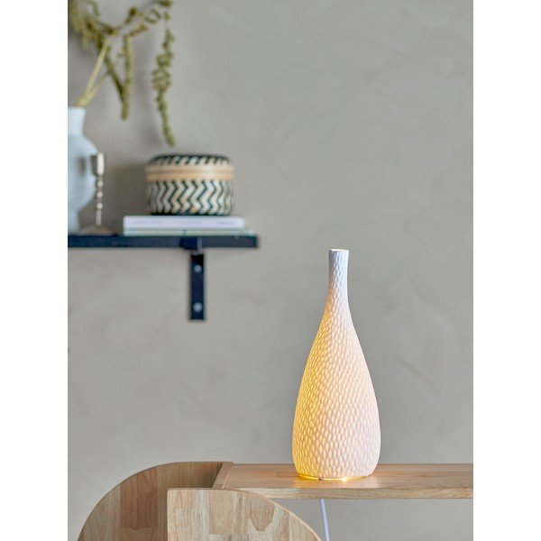 Stalinis šviestuvas baltos spalvos (aukštis 32 cm) Pela – Bloomingville-image-1