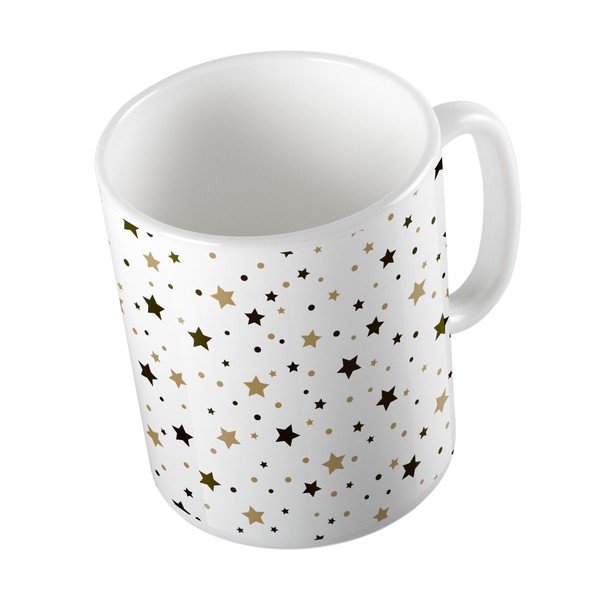 Puodelis baltos spalvos iš keramikos su Kalėdų motyvu 330 ml – Butter Kings-image-2