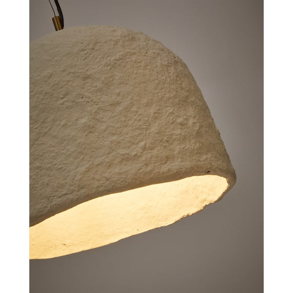 Kabantis šviestuvas baltos spalvos ø 35 cm Sineu – Kave Home-image-3