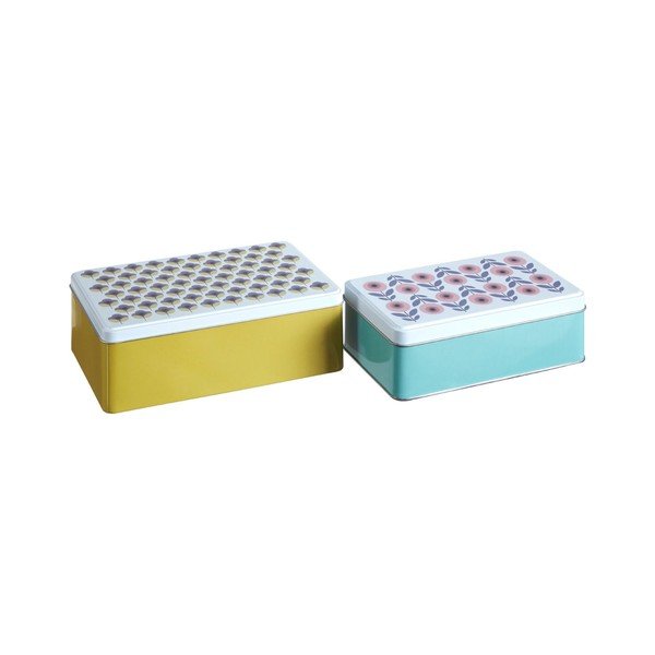 2 "Premier Housewares Joni" skardinių dėžučių rinkinys, 13 x 20 cm-image-1