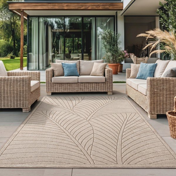 Smėlio spalvos lauko ir vidaus kilimas 160x230 cm Nova 1203 – Ayyildiz Carpets-image-1
