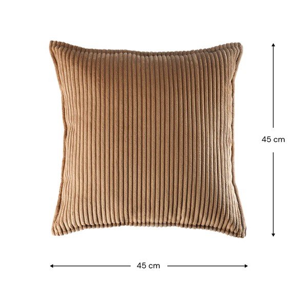 Rudos spalvos iš kordinio velveto vaikiška sofos pagalvėlė Block – Wigiwama-image-4