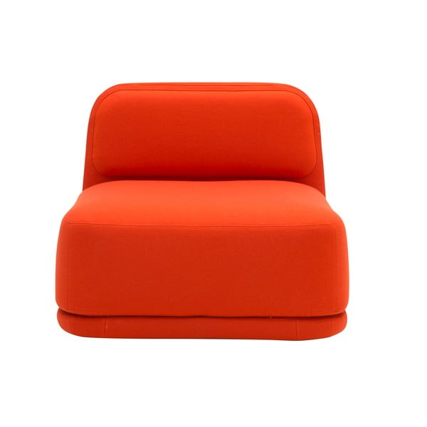 Oranžinė minkšta žema kėdė Softline Standby Low Chair