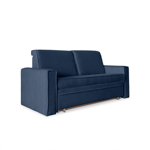 Tamsiai mėlyna sofa lova 168 cm Lucky Lucy - Miuform