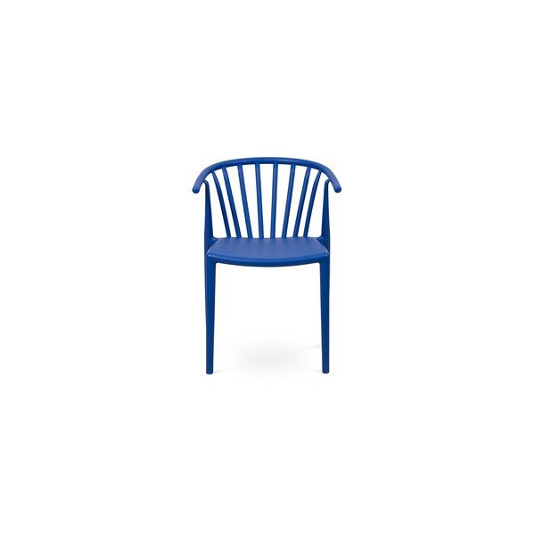 Mėlynos spalvos plastikinė sodo kėdė Capri – Bonami Essentials-image-1