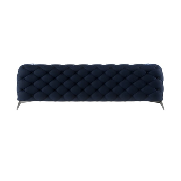 Tamsiai mėlynos spalvos iš velveto sofa 243 cm Chelsea – Ropez-image-2
