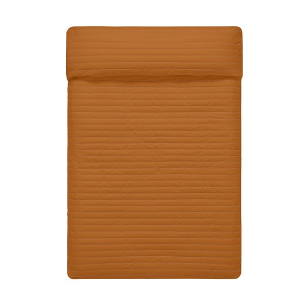 Dygsniuota lovatiesė iš medvilnės oranžinės spalvos/smėlio spalvos 180x260 cm Dash – Happy Friday-image-2