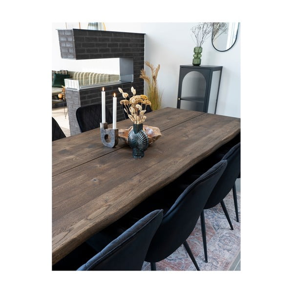 Valgomojo stalas su ąžuolo masyvo stalviršiu 95x240 cm Toulon – House Nordic-image-3