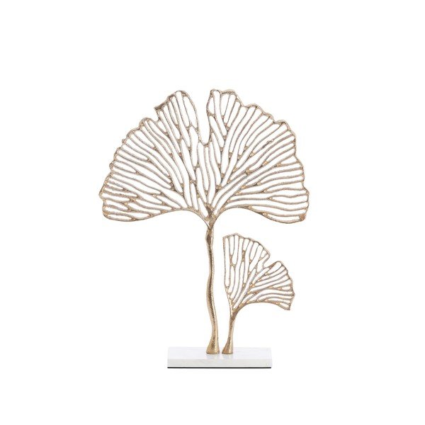 Iš metalo statulėlė (aukštis 48 cm) Leaf – Light & Living-image-3