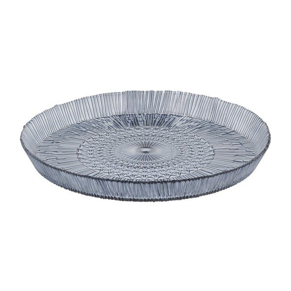 Serviravimo padėklas mėlynos spalvos iš stiklo  ø 30 cm Kusintha – Bitz