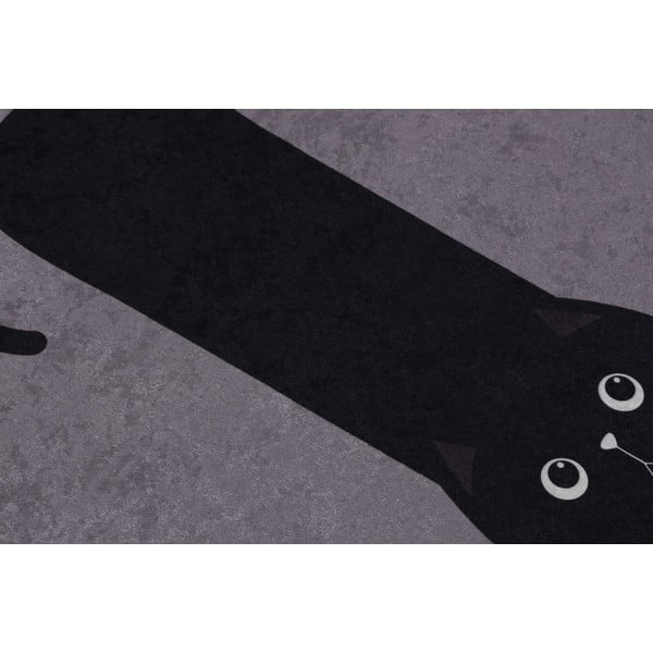 Juodos spalvos/pilkos spalvos vonios kilimėliai 2 vnt. 60x100 cm Comfort – Foutastic-image-1