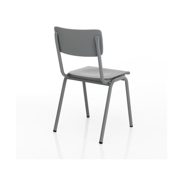 Pilkos valgomojo kėdės, 2 vnt. Old School - Tomasucci-image-3