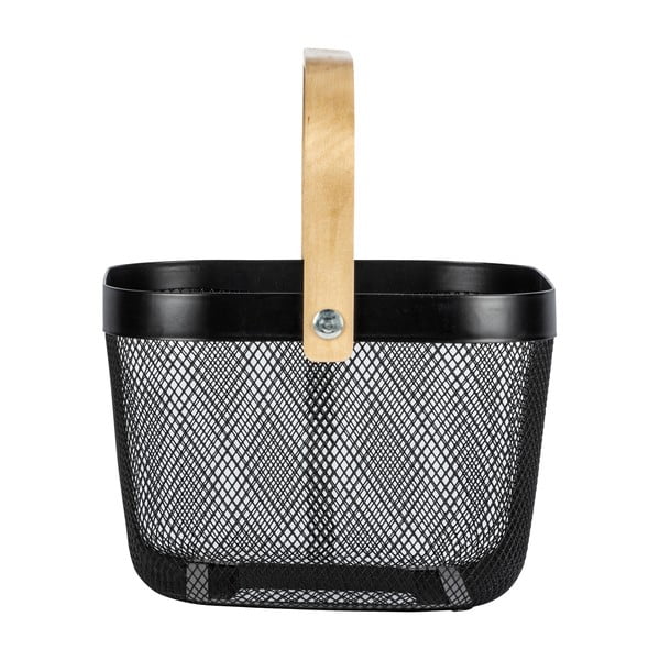 Juodas vonios organizatorius su bambukine rankena Wenko-image-2