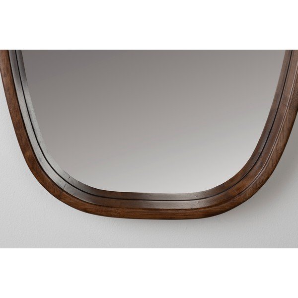 Sieninis veidrodis su medžio masyvo rėmu 40x80 cm Nyko – White Label-image-2