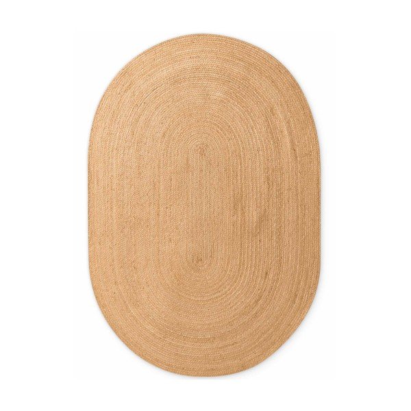 Apverčiamas/rankų darbo natūralios spalvos iš džiuto kilimas 160x230 cm Braided – Hanse Home-image-4