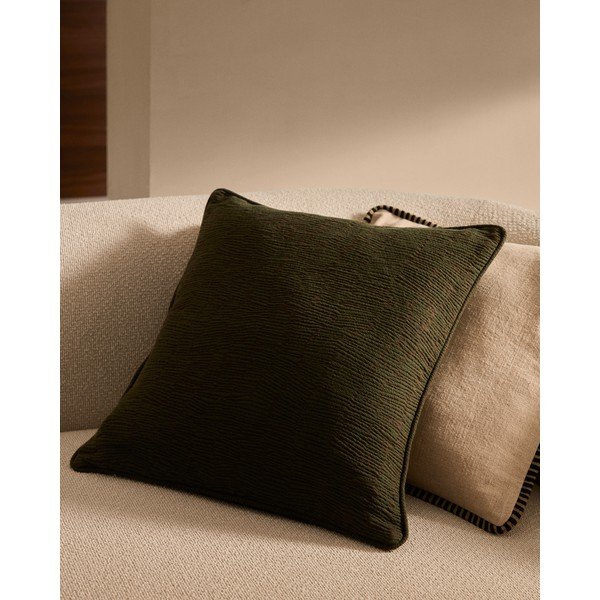 Iš lino mišinio dekoratyvinis pagalvės užvalkalas 45x45 cm Ardit – Kave Home-image-4