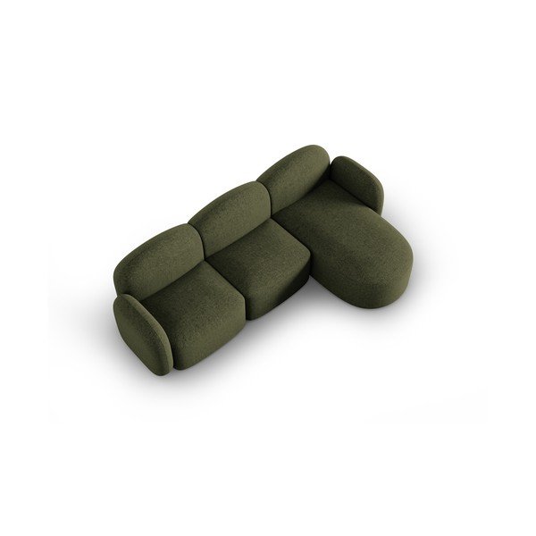Kampinė sofa žalios spalvos (su dešiniuoju kampu) Blair – Micadoni Home-image-3