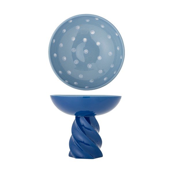 Mėlynos spalvos iš keramikos dubuo ø 24,5 cm Riley – Bloomingville-image-3