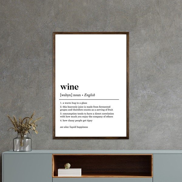 Paveikslas 50x70 cm Wine – Wallity-image-4