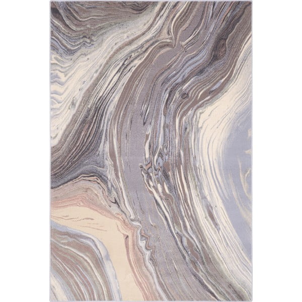 Kilimas iš vilnos pilkos spalvos 200x300 cm Agate – Agnella