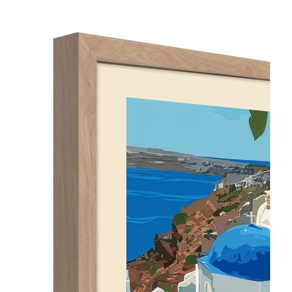 Spausdintas paveikslas su rėmeliu 50x70 cm Santorini – Styler-image-4