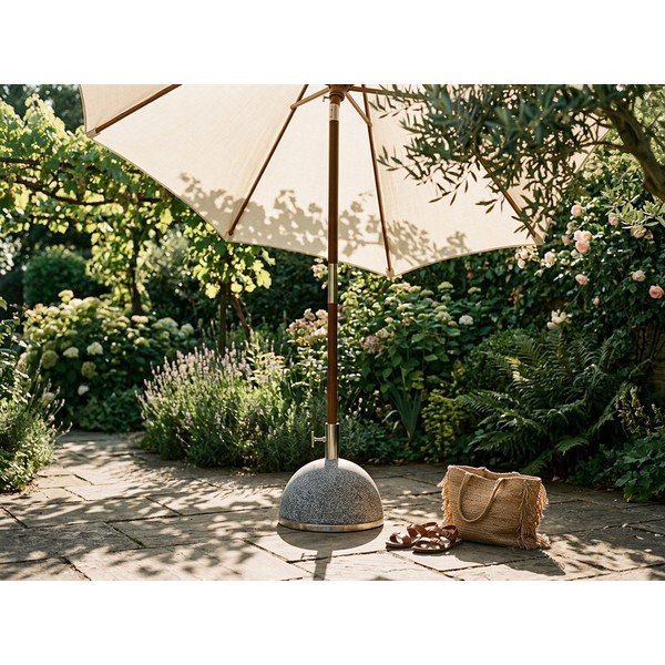 Iš terrazzo skėčio nuo saulės stovas – Esschert Design-image-1