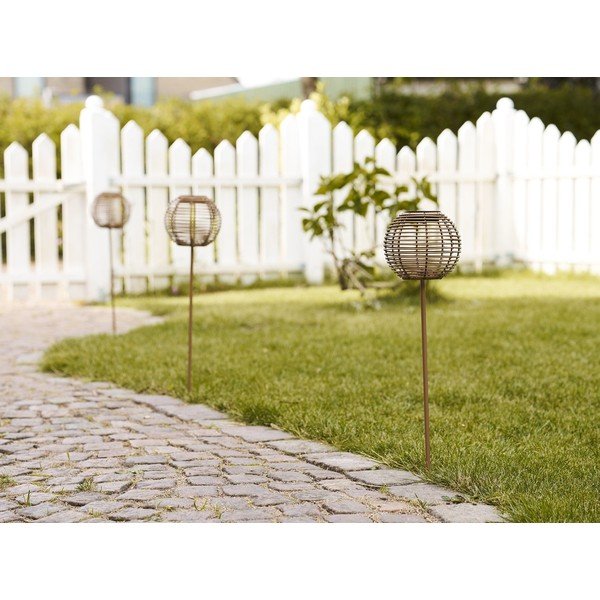 Lauko šviestuvas LED įstatomas į žemę saulės baterijos ø 17 cm Carlisle – House Nordic-image-2