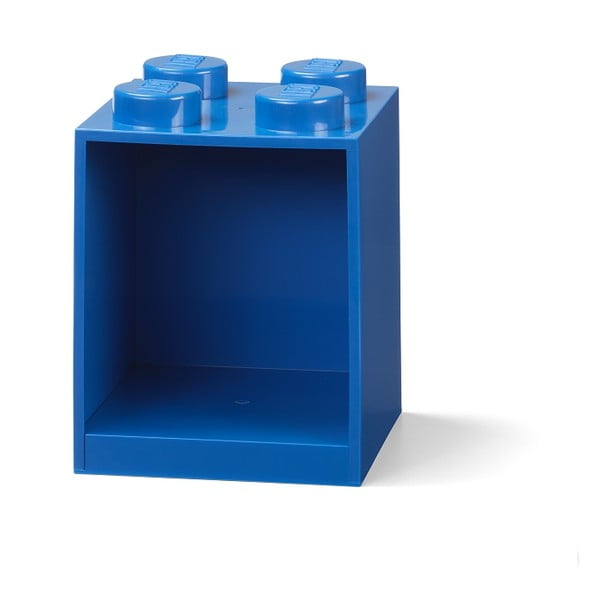 Vaikiška mėlyna sieninė lentyna LEGO® Brick 4-image-2