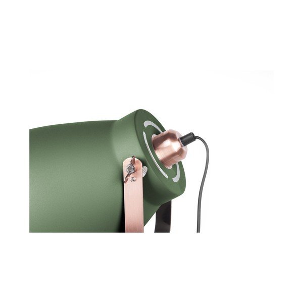 Žalias grindų šviestuvas su vario spalvos detalėmis "Leitmotiv Mingle-image-2