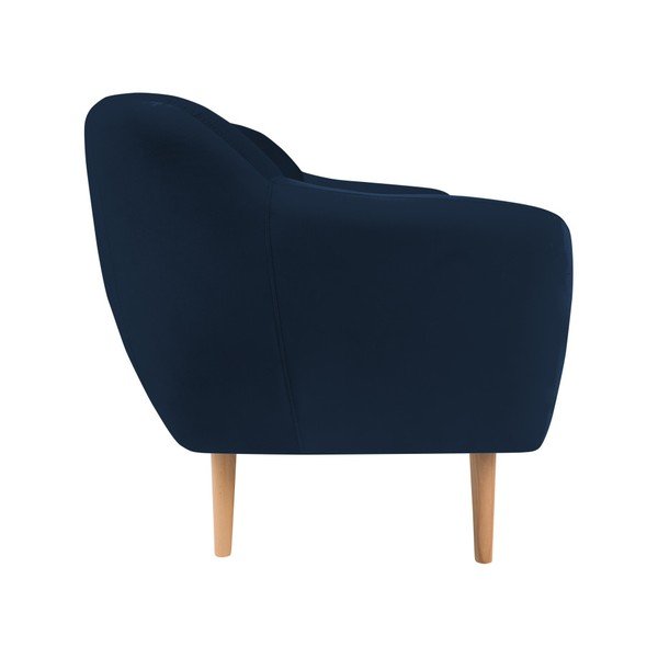 Tamsiai mėlyna dvivietė sofa Mazzini Sofas Benito-image-2