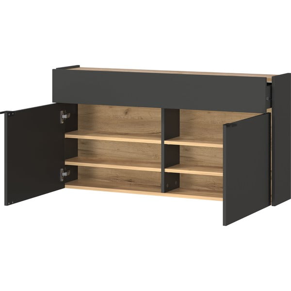 Koridoriaus baldas antracito spalvos/natūralios spalvos Ameca – Germania-image-3